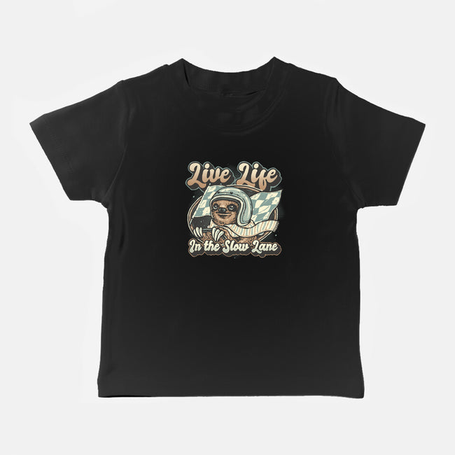Live Life In The Slow Lane-Baby-Basic-Tee-glitchygorilla