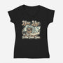 Live Life In The Slow Lane-Womens-V-Neck-Tee-glitchygorilla