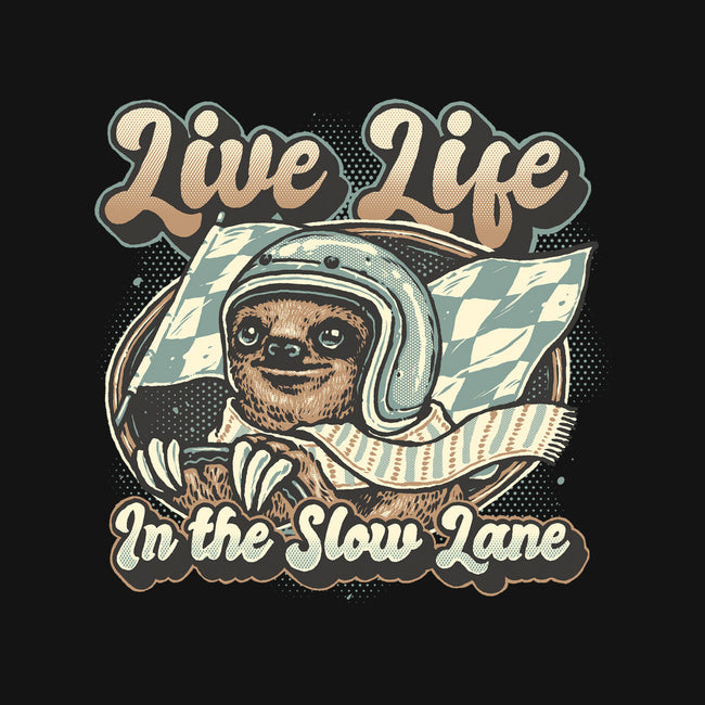 Live Life In The Slow Lane-Womens-Racerback-Tank-glitchygorilla