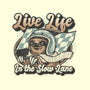 Live Life In The Slow Lane-None-Drawstring-Bag-glitchygorilla