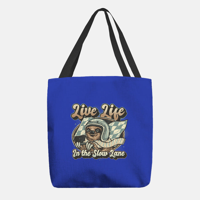 Live Life In The Slow Lane-None-Basic Tote-Bag-glitchygorilla
