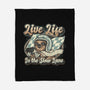 Live Life In The Slow Lane-None-Fleece-Blanket-glitchygorilla