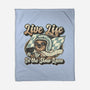 Live Life In The Slow Lane-None-Fleece-Blanket-glitchygorilla