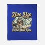 Live Life In The Slow Lane-None-Fleece-Blanket-glitchygorilla
