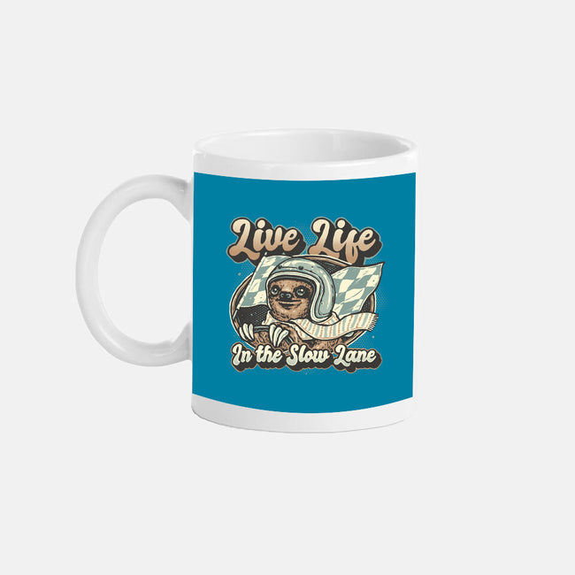 Live Life In The Slow Lane-None-Mug-Drinkware-glitchygorilla