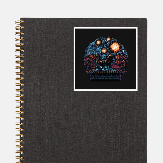 Glow Of The Honmoon-None-Glossy-Sticker-glitchygorilla