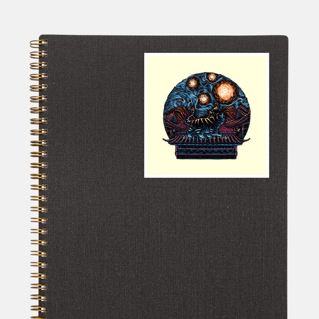 Glow Of The Honmoon-None-Glossy-Sticker-glitchygorilla