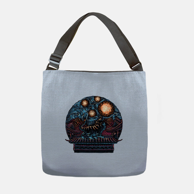 Glow Of The Honmoon-None-Adjustable Tote-Bag-glitchygorilla