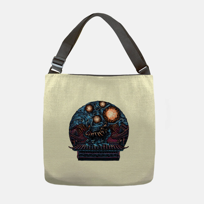 Glow Of The Honmoon-None-Adjustable Tote-Bag-glitchygorilla