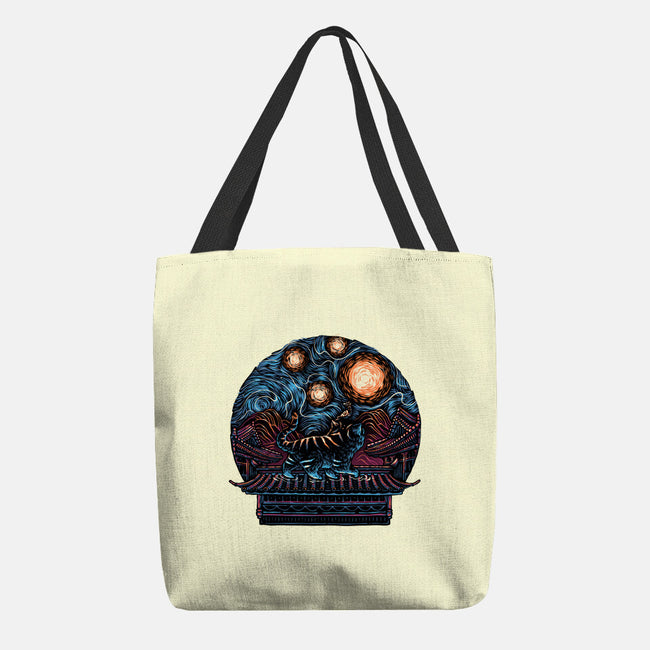 Glow Of The Honmoon-None-Basic Tote-Bag-glitchygorilla