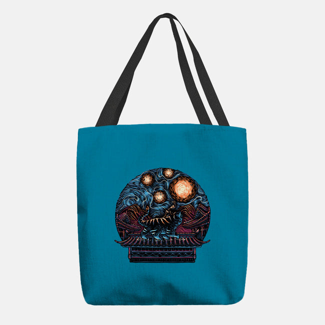 Glow Of The Honmoon-None-Basic Tote-Bag-glitchygorilla