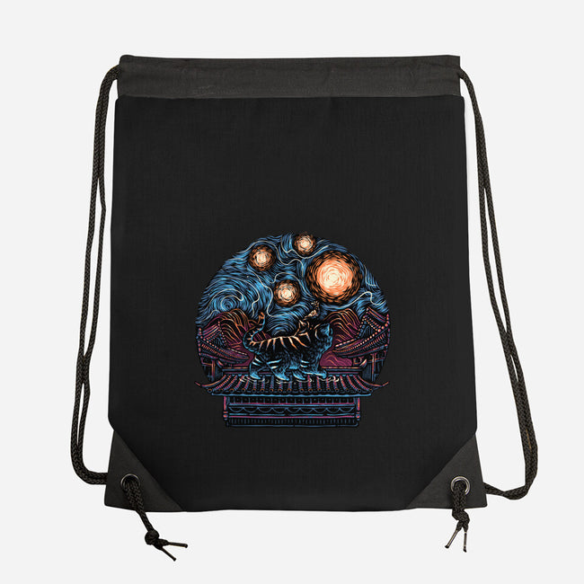 Glow Of The Honmoon-None-Drawstring-Bag-glitchygorilla