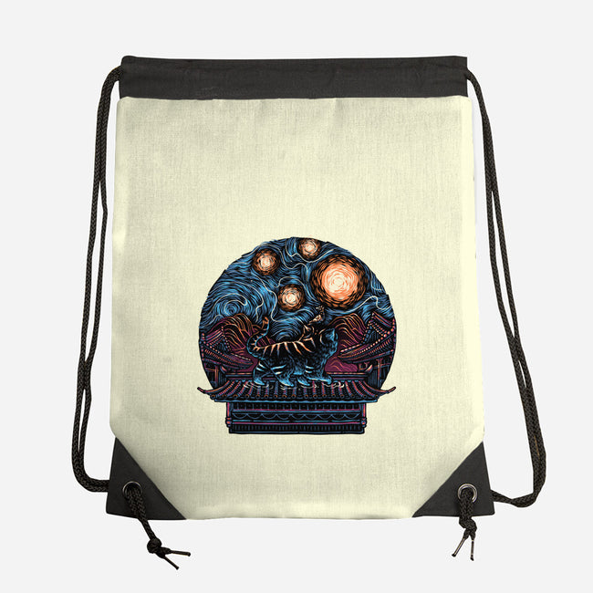Glow Of The Honmoon-None-Drawstring-Bag-glitchygorilla