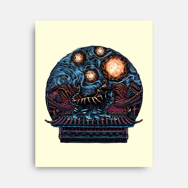 Glow Of The Honmoon-None-Stretched-Canvas-glitchygorilla