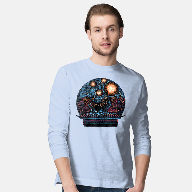 Glow Of The Honmoon-Mens-Long Sleeved-Tee-glitchygorilla