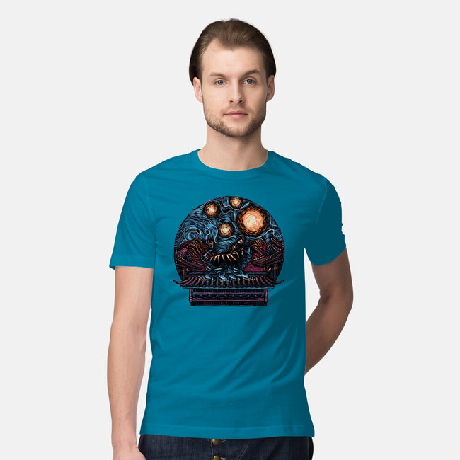 Glow Of The Honmoon-Mens-Premium-Tee-glitchygorilla
