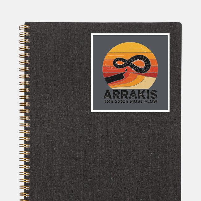 The Spice Sands Of Arrakis-None-Glossy-Sticker-LILIVIA