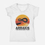 The Spice Sands Of Arrakis-Womens-V-Neck-Tee-LILIVIA