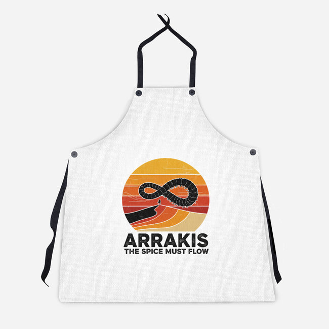 The Spice Sands Of Arrakis-Unisex-Kitchen-Apron-LILIVIA