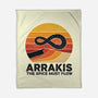 The Spice Sands Of Arrakis-None-Fleece-Blanket-LILIVIA