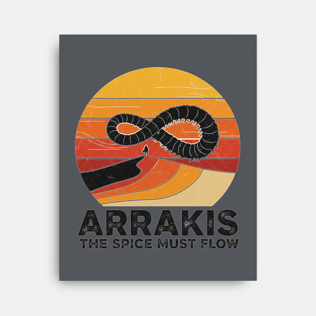The Spice Sands Of Arrakis-None-Stretched-Canvas-LILIVIA