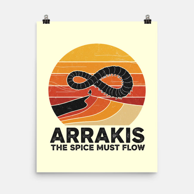 The Spice Sands Of Arrakis-None-Matte-Poster-LILIVIA