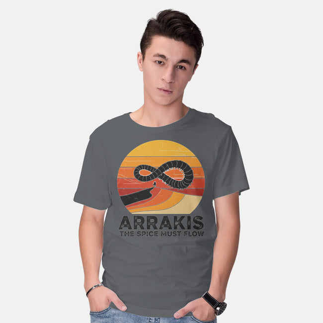 The Spice Sands Of Arrakis-Mens-Basic-Tee-LILIVIA