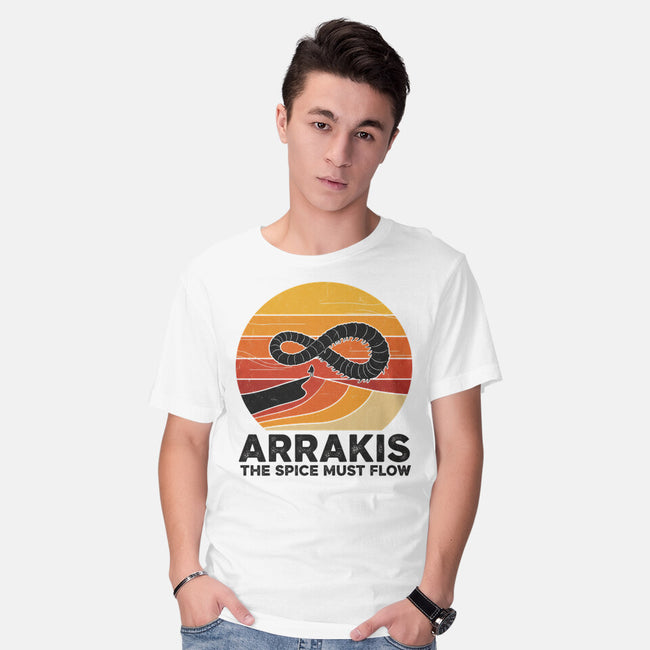 The Spice Sands Of Arrakis-Mens-Basic-Tee-LILIVIA