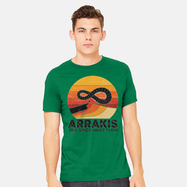 The Spice Sands Of Arrakis-Mens-Heavyweight-Tee-LILIVIA