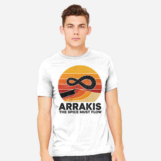The Spice Sands Of Arrakis-Mens-Heavyweight-Tee-LILIVIA