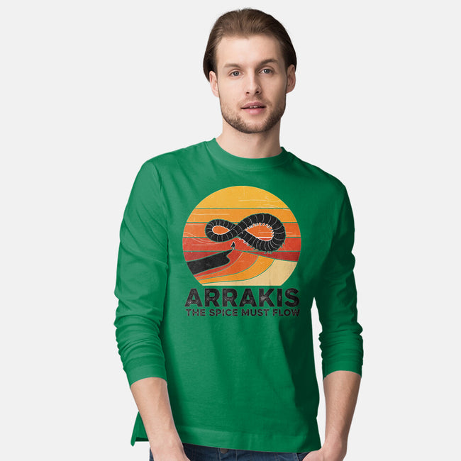 The Spice Sands Of Arrakis-Mens-Long Sleeved-Tee-LILIVIA