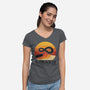 The Spice Sands Of Arrakis-Womens-V-Neck-Tee-LILIVIA