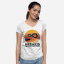 The Spice Sands Of Arrakis-Womens-V-Neck-Tee-LILIVIA