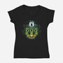 Hiss And Tell-Womens-V-Neck-Tee-LILIVIA