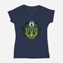 Hiss And Tell-Womens-V-Neck-Tee-LILIVIA
