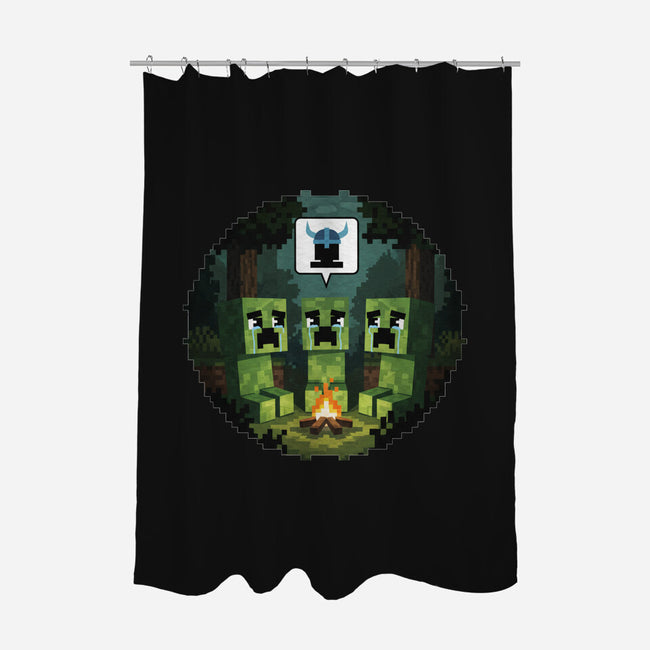 Hiss And Tell-None-Polyester-Shower Curtain-LILIVIA