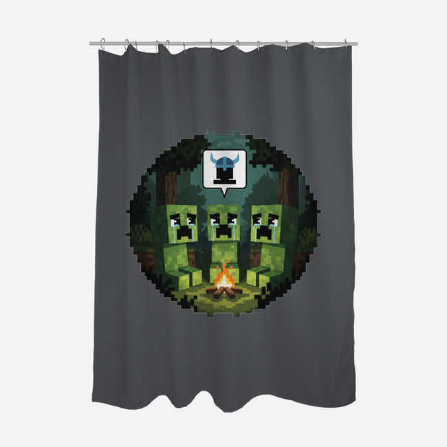Hiss And Tell-None-Polyester-Shower Curtain-LILIVIA