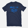 Vault Tec Vintage-Womens-Fitted-Tee-rocketman_art