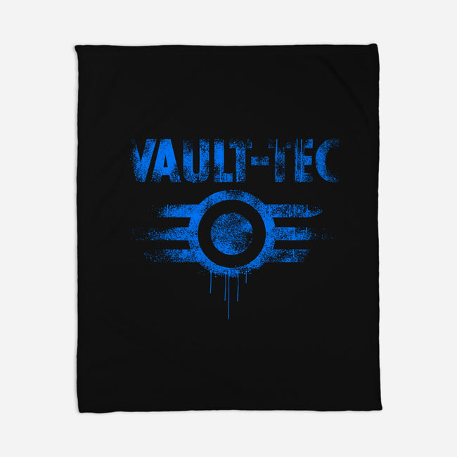 Vault Tec Vintage-None-Fleece-Blanket-rocketman_art