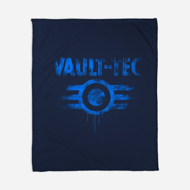 Vault Tec Vintage-None-Fleece-Blanket-rocketman_art