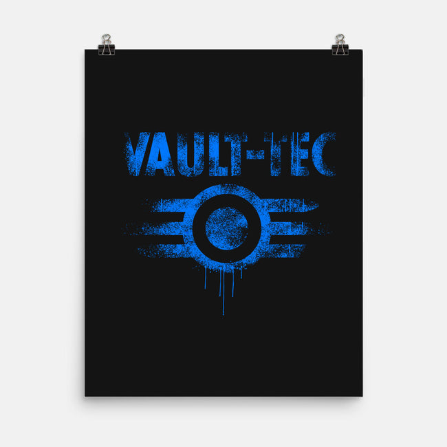 Vault Tec Vintage-None-Matte-Poster-rocketman_art