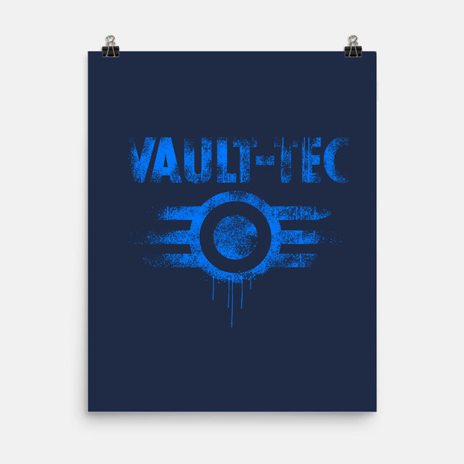 Vault Tec Vintage-None-Matte-Poster-rocketman_art