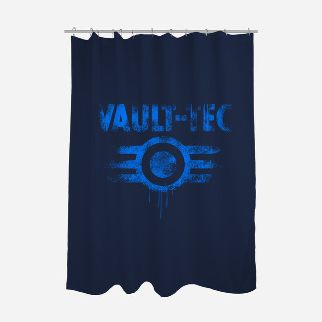 Vault Tec Vintage-None-Polyester-Shower Curtain-rocketman_art