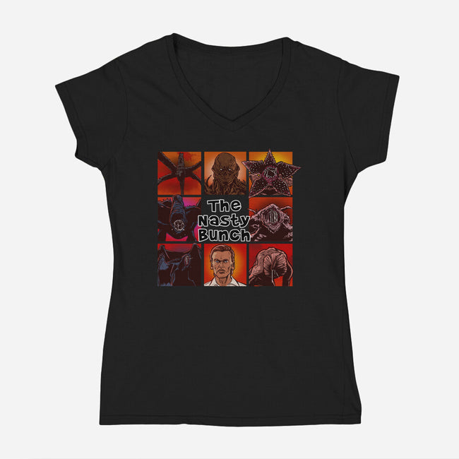 The Nasty Bunch-Womens-V-Neck-Tee-AndreusD