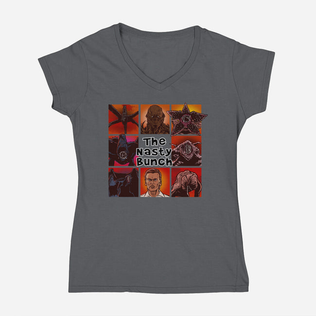 The Nasty Bunch-Womens-V-Neck-Tee-AndreusD