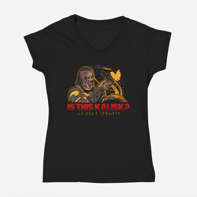 Is This Kalisk-Womens-V-Neck-Tee-demonigote