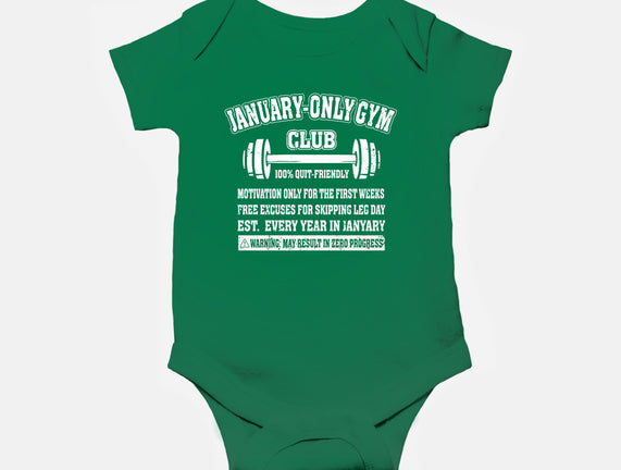 January Only Gym Club