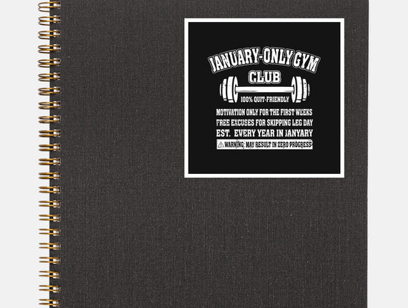January Only Gym Club