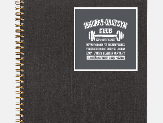 January Only Gym Club