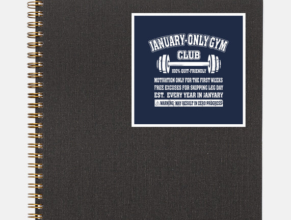 January Only Gym Club